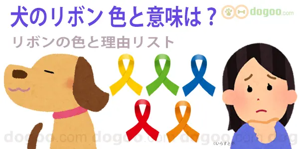 犬 リボン 色 意味 リスト一覧