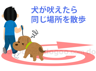 犬 無駄吠え 対処 散歩