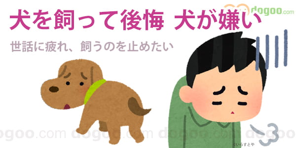 犬を飼って後悔 嫌い疲れる どう対処する Dog Q A集 Dogoo Com